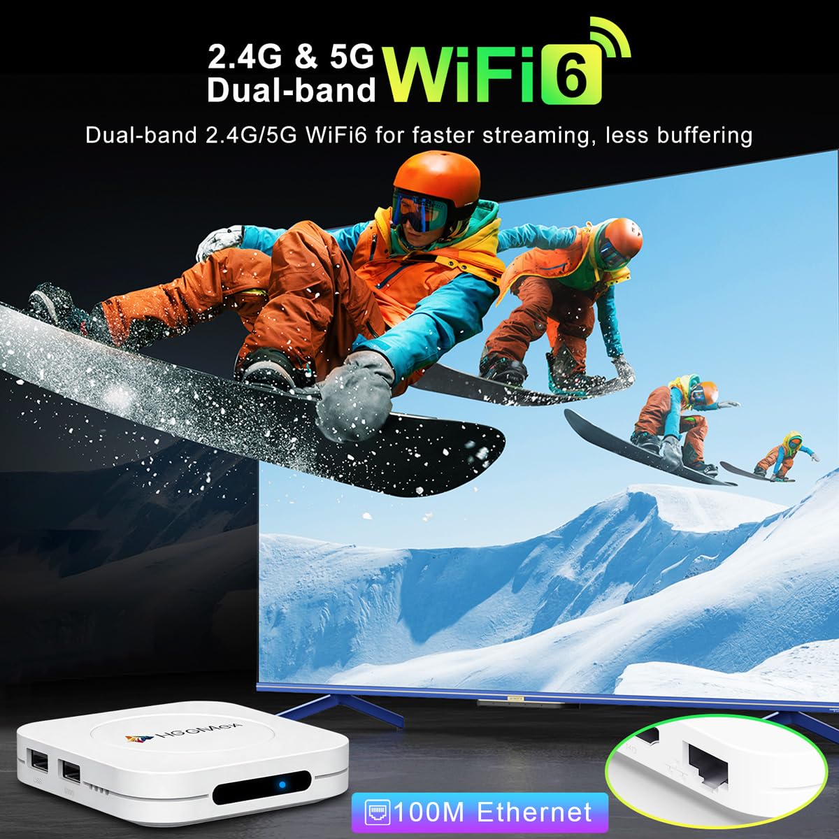 Amazon.com: Android 14.0 TV Box 2026 LEFFOT M1 Plus 4K UHD