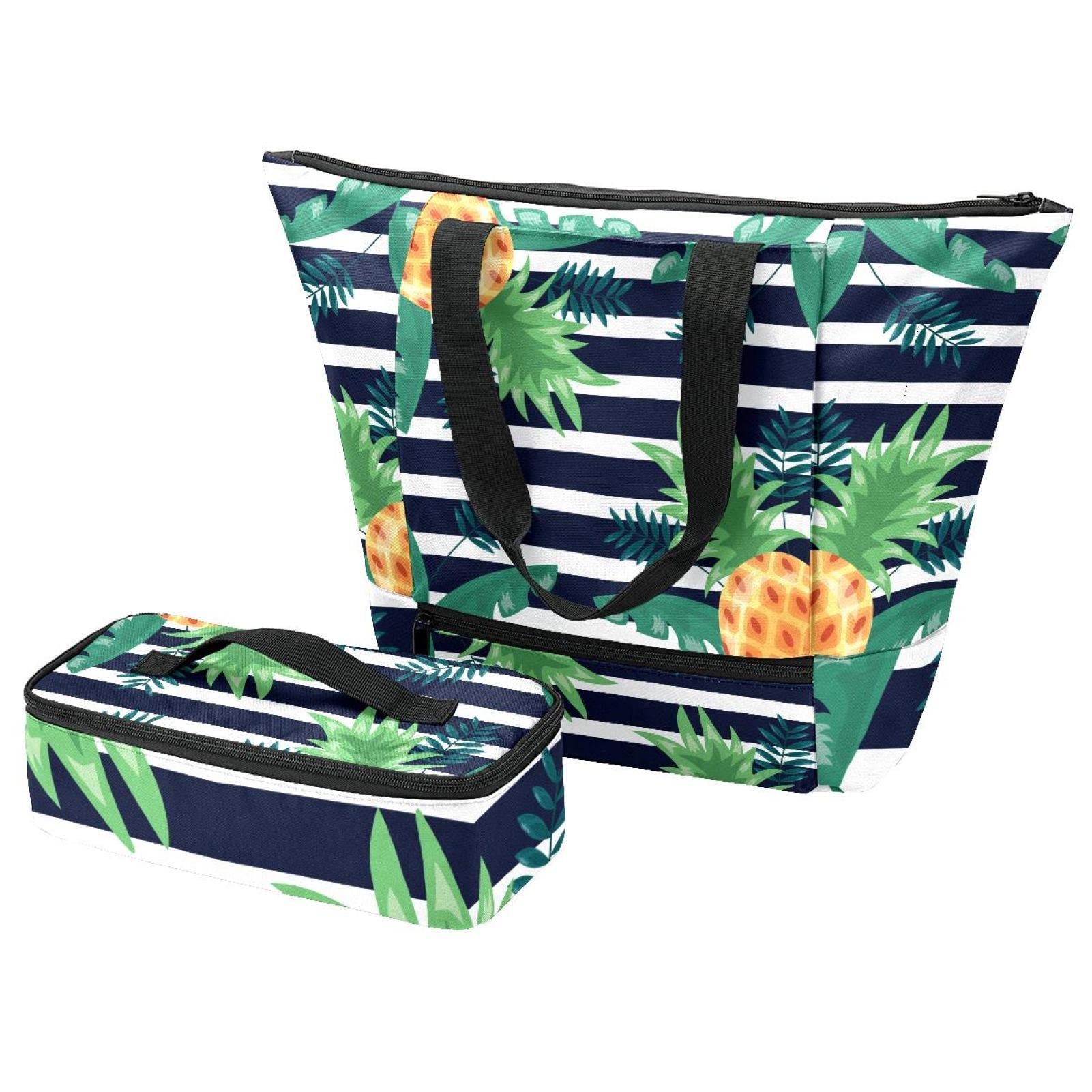 Sac fourre-tout et boîte à déjeuner camouflage vert isotherme pour repas - 8
