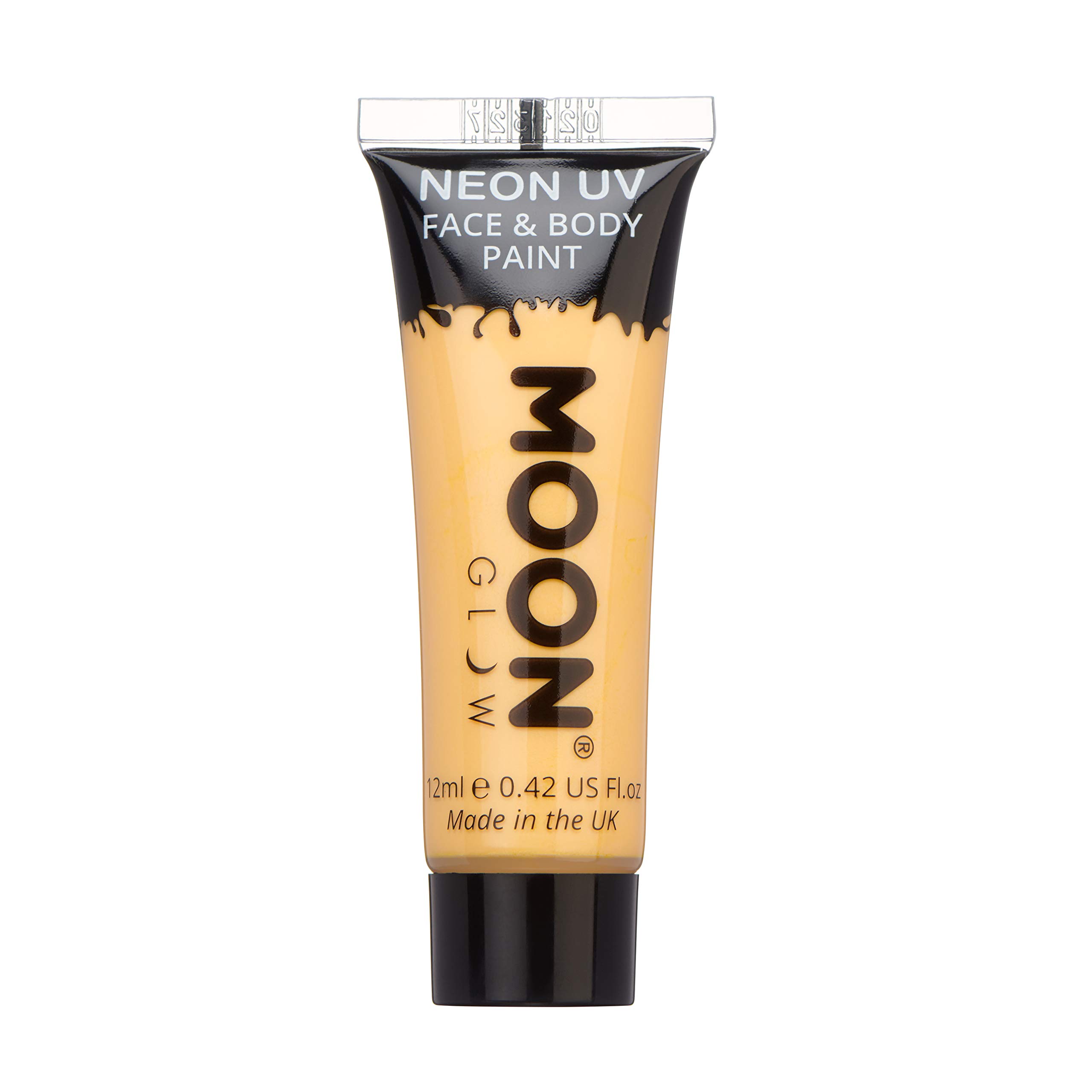 Moon Glow - 12ml Neon UV Face & Body Paint - Pastel Orange