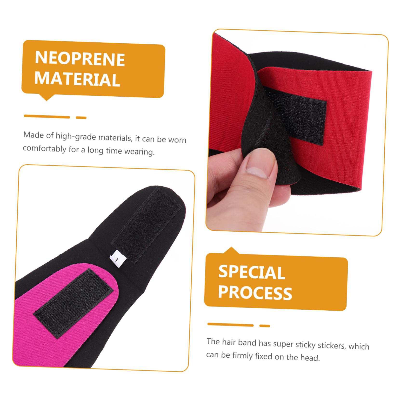 ABOOFAN 16piezas Banda Para Cabeza De Natación Ajustable y Transpirable Cubiertas De Oído Impermeables Para Adultos y Protector De Oídos Para Baño y Actividades Acuáticas