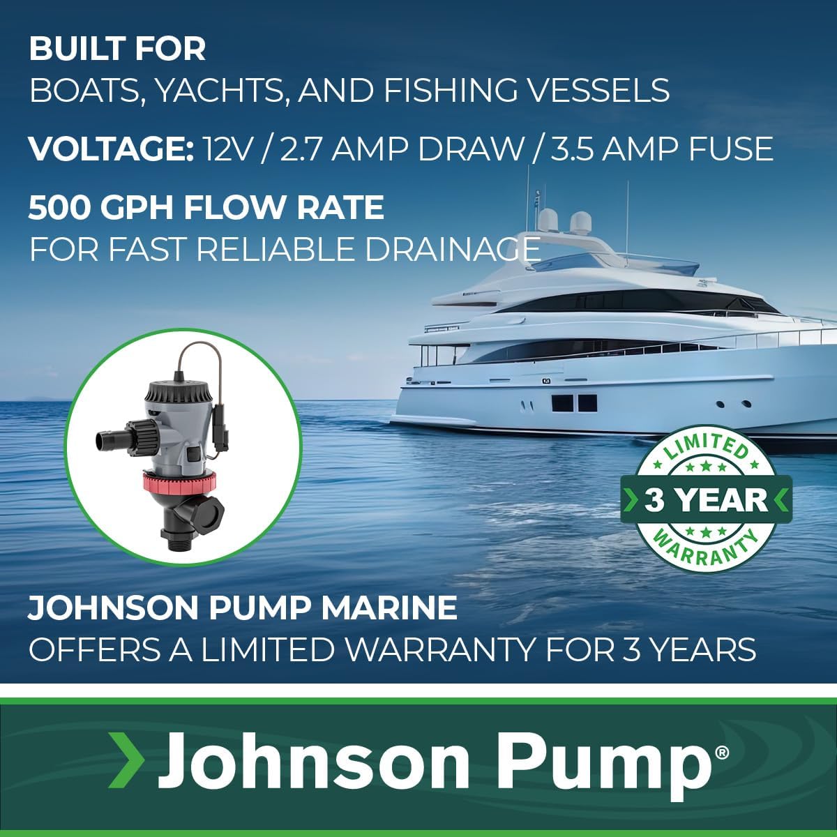 Johnson Pump 10-13649-01 Aqua Twinport Flex-Mount Aerator - 500 GPH