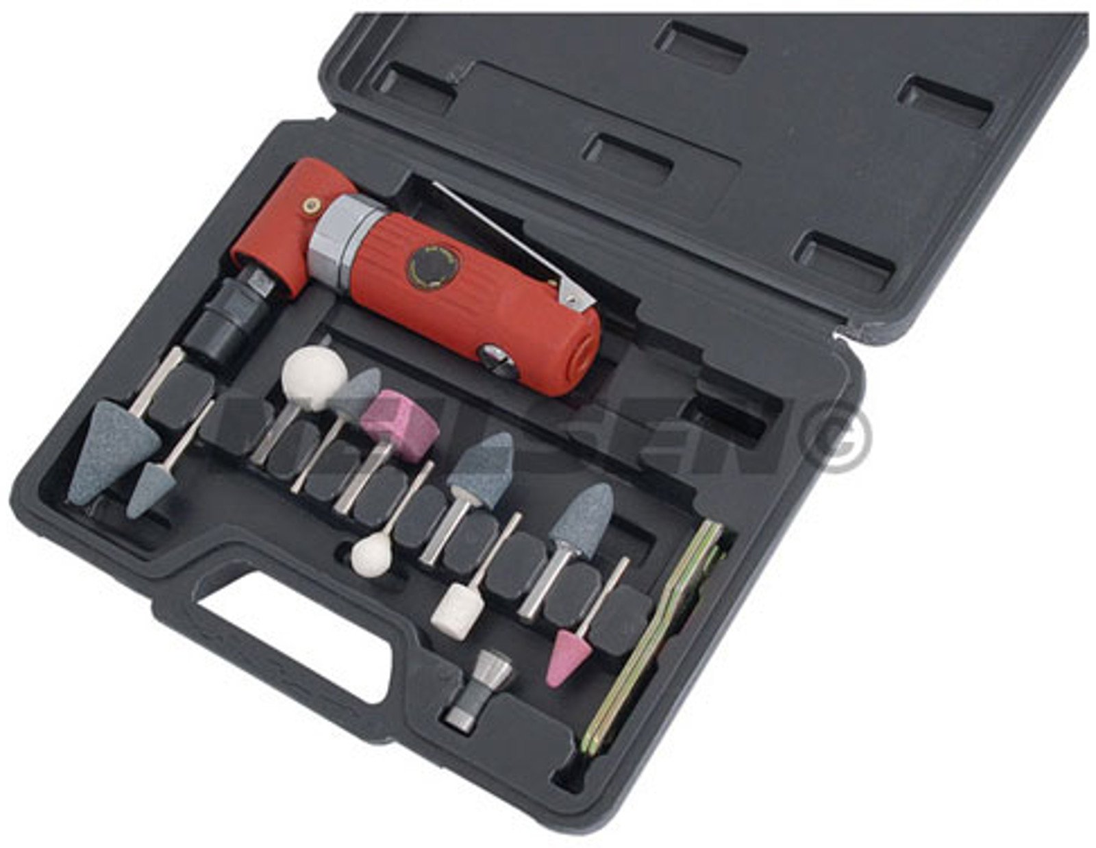 Neilsen 15 Pc 1/4" Air Angles Die Grinder Kit (Genuine Ct0698)