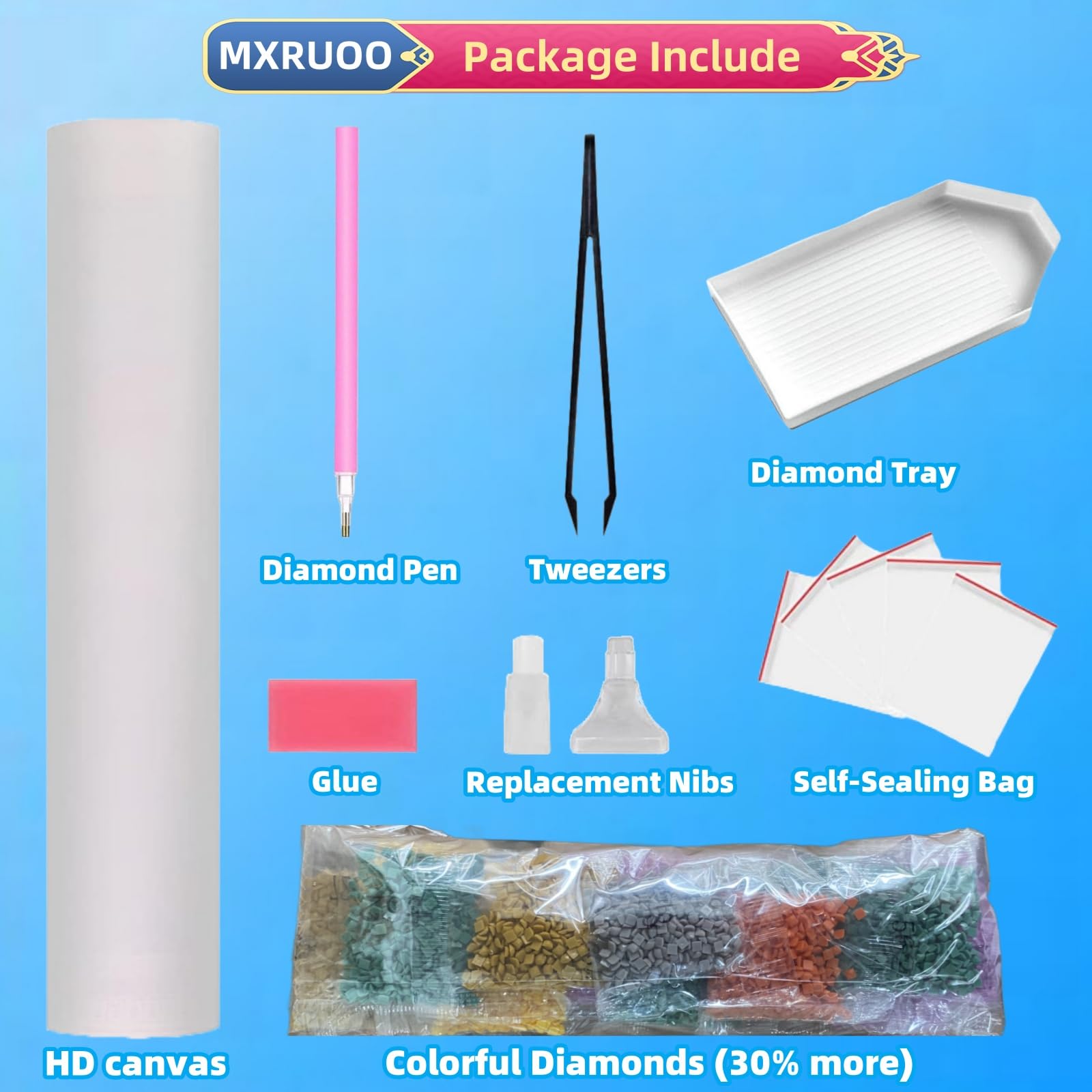 5D Diamond Painting by Number,Statua della Libertà Diamond Painting Kit DIY Pittura Diamante Kit Adulti,Completo Punto Croce Ricamo Artigianato Adatto per la Decor della Parete di Casa 40x50cm/16x20in