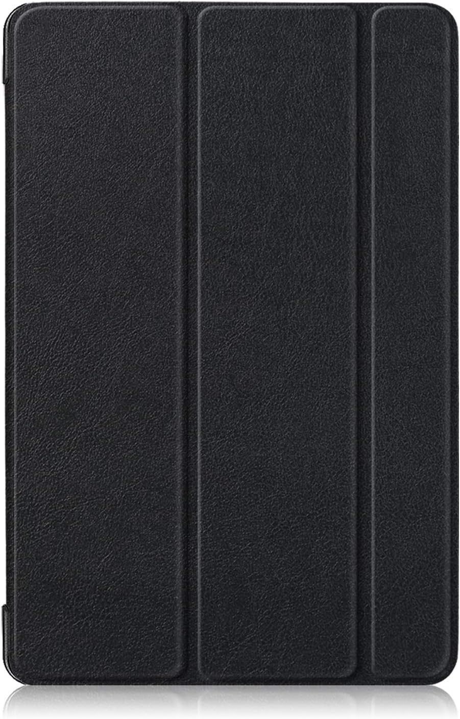 Compatible with Samsung Galaxy Tab S6 10.5" 2019 (Model SM-T860/T865/T867) Tablet Case Leather Back Cover Protective Case Ultra Slim Bumper Full Body Protection Bracket Case (Black)