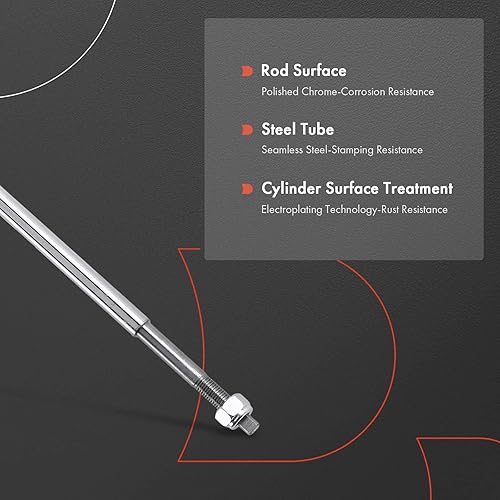 Miniatura 5 de A-Premium Amortiguador trasero compatible con Jeep Compass, Patriot 2007-2010 y Dodge Caliber 2007-2010, lado del conductor y del pasajero