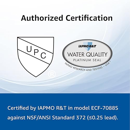 Miniatura 2 de Waterdrop Sistema de filtro de agua alimentado por gravedad con 4 filtros y grifo de metal sistema de filtro de acero inoxidable de 225 galones