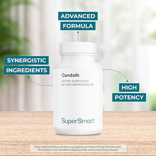 Miniatura 3 de Supersmart - Candalb - con Lactobacillus Acidophilus, Rhamnosus e inulina - Suplementos de probióticos y prebióticos - Ayuda a equilibrar la
