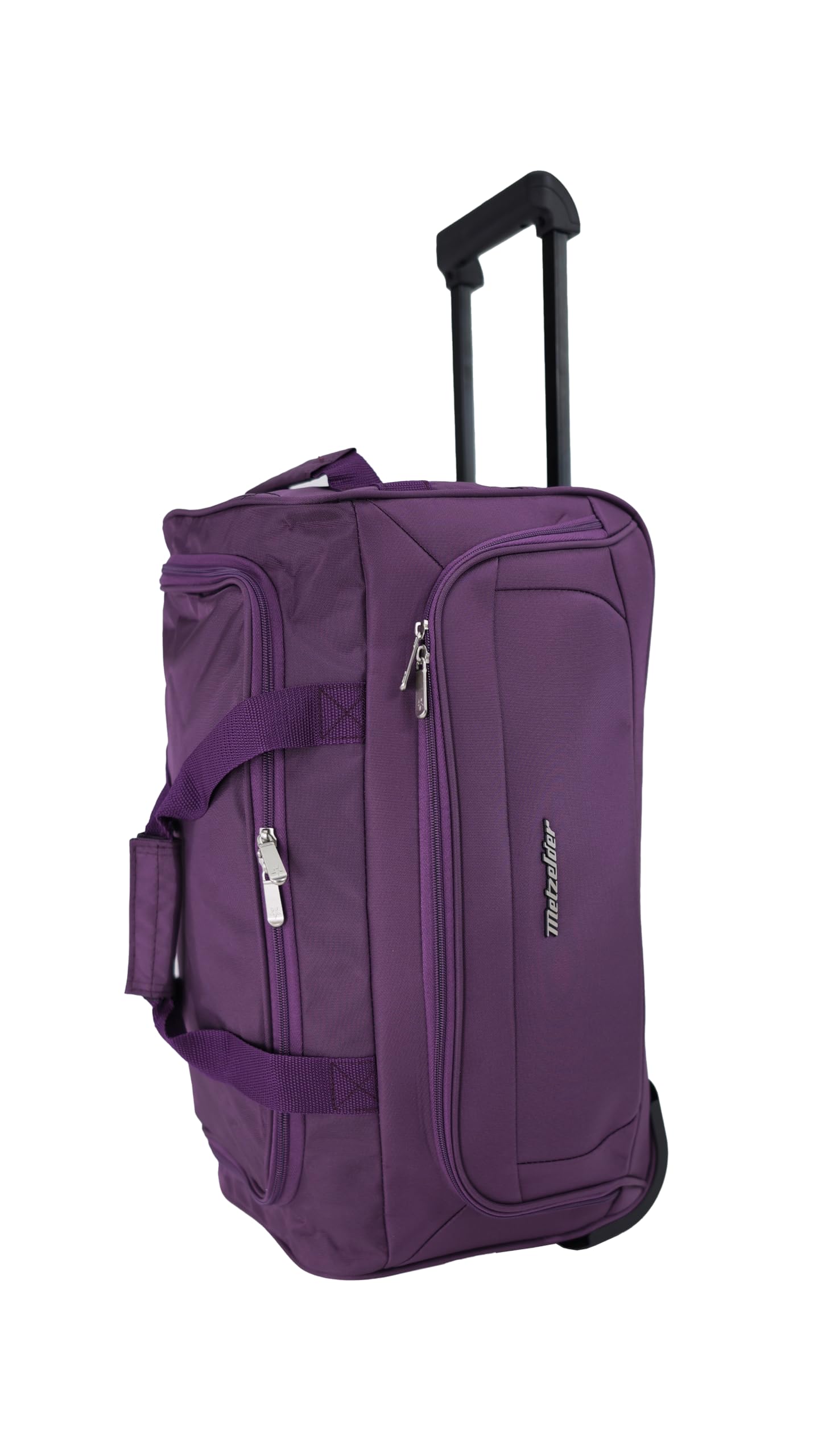 METZELDER Sac Voyages Trolley à roulettes Walker Gros Volume Chargement. (Violet (Purple), Petite Taille (Cabine)_53x30x28cm_45L_1.9kg)