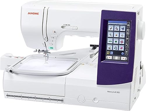Miniatura 5 de Janome Horizon Memory Craft 9850 - Máquina de coser y bordar (renovada)
