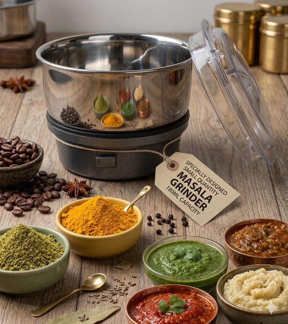 Itida Stainless Steel Mixer Jar Only with Transparent Lid - Compatible with BAJAJ, PREETHI, and More. (Itida Mini, Mini) — Amazon image 2