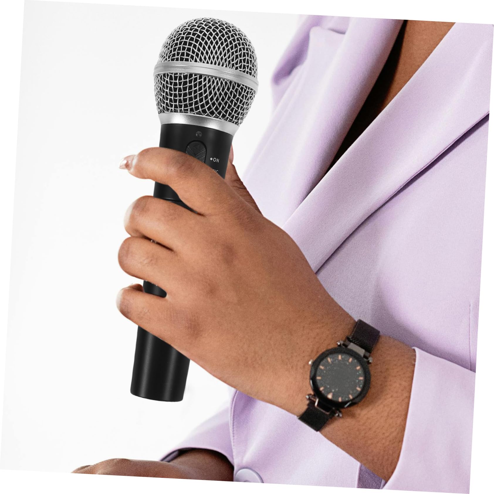 Micrófono Inalámbrico Cable De Mano Micrófono Portátil para Karaoke Presentaciones y Grabación por Computadora para Cantar Modo Dual