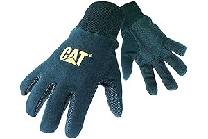 Cat® CAT015400L Cotton Jersey Work Gloves - Micro-Dot Grip
