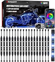 Vista 8 de SHINIGHT 4 cables de extensión de 47 pulgadas para uso con 5050 LED SMD RGB neón kits de acento para LED motocicleta, ATV, luz de coche, tira