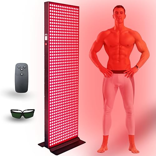 Dispositivo de terapia de luz roja para cuerpo completo, 630 nm, 660 nm, 810 nm y 850 nm, panel LED de grado clínico de doble chip de infrarrojo