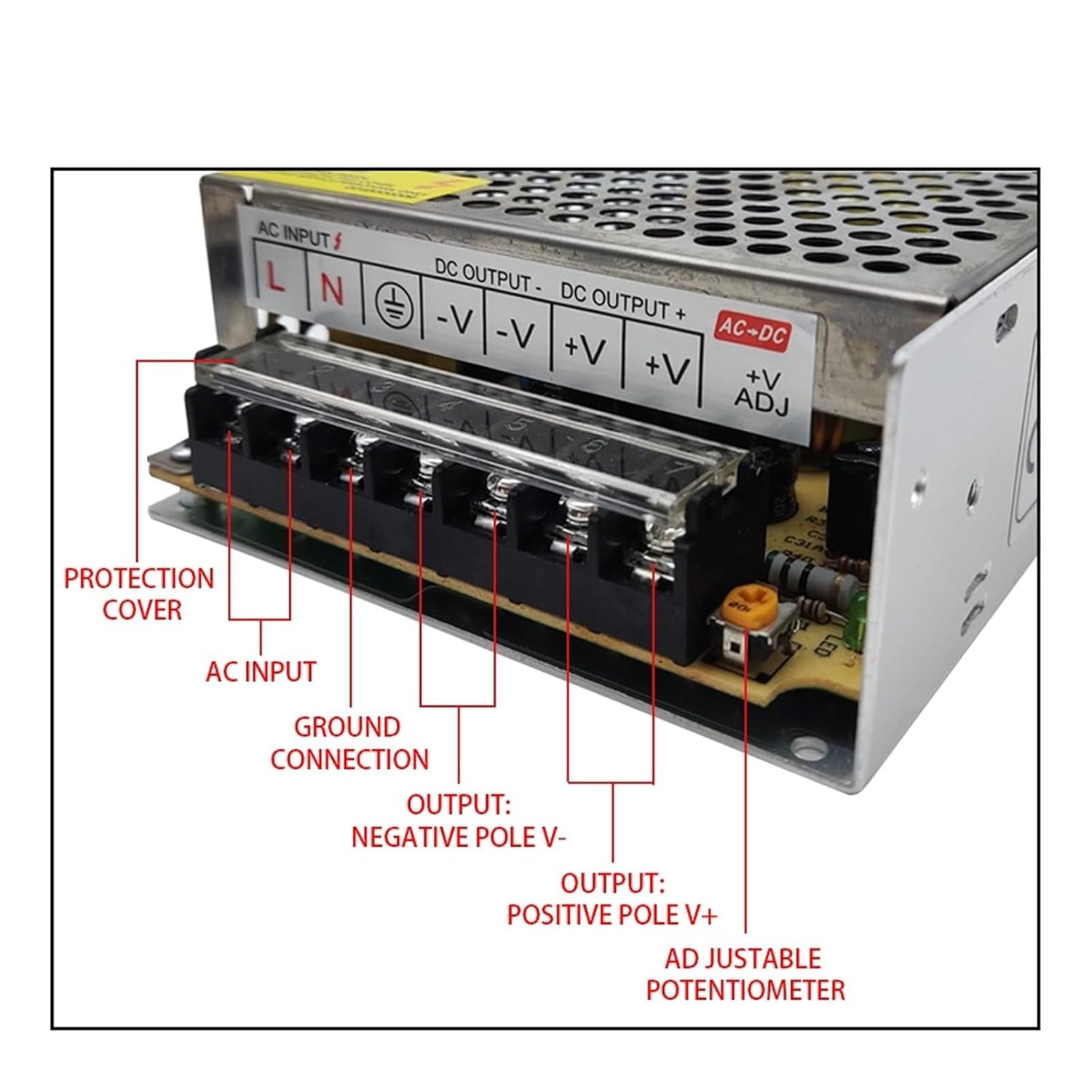 AC 110V 220V to DC 5V Drive Transformer(DC 5V_10W)