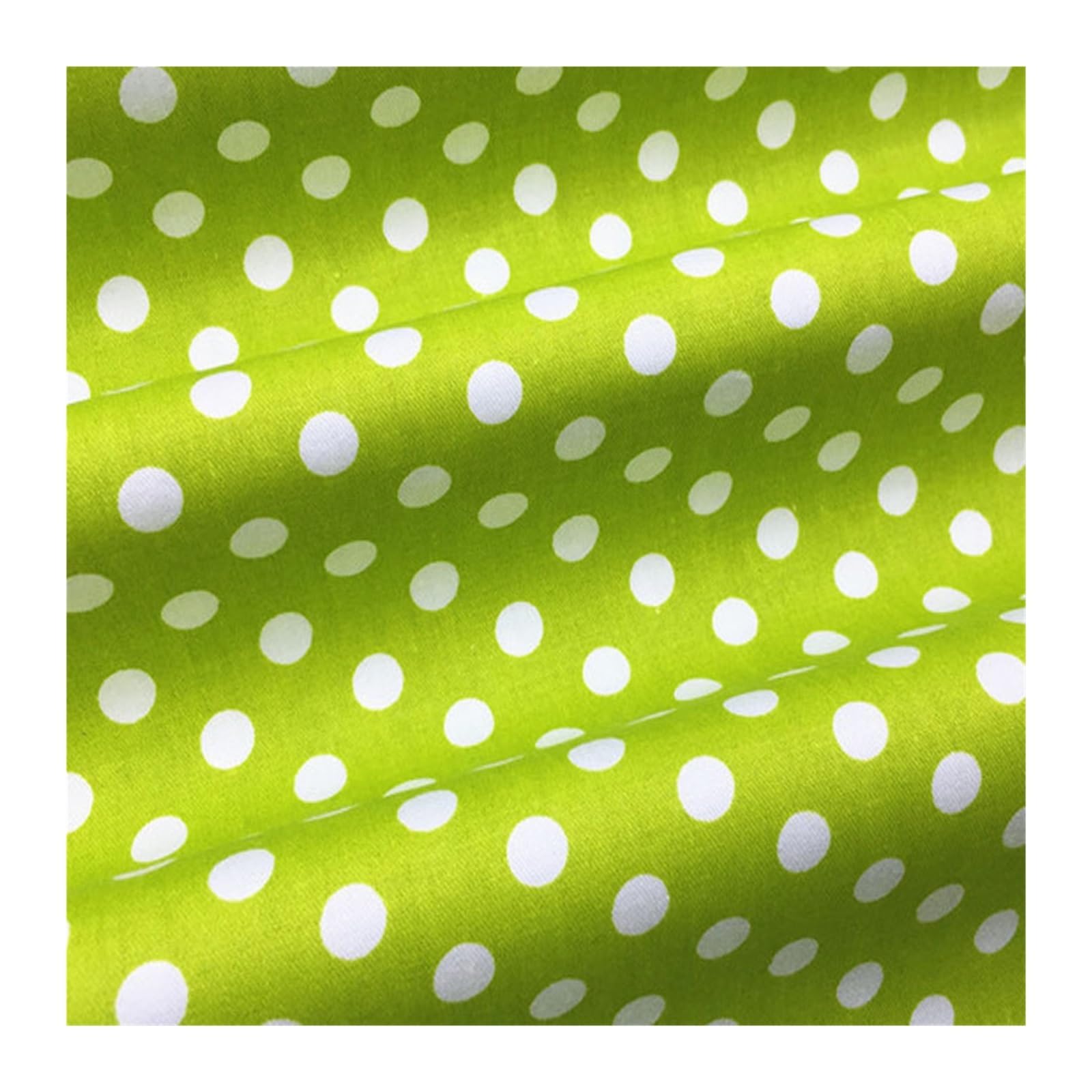 HKSDKABOP Cotton Polka Dot Fabric Dress Home Decor Multicolor 50cm(Color 7)