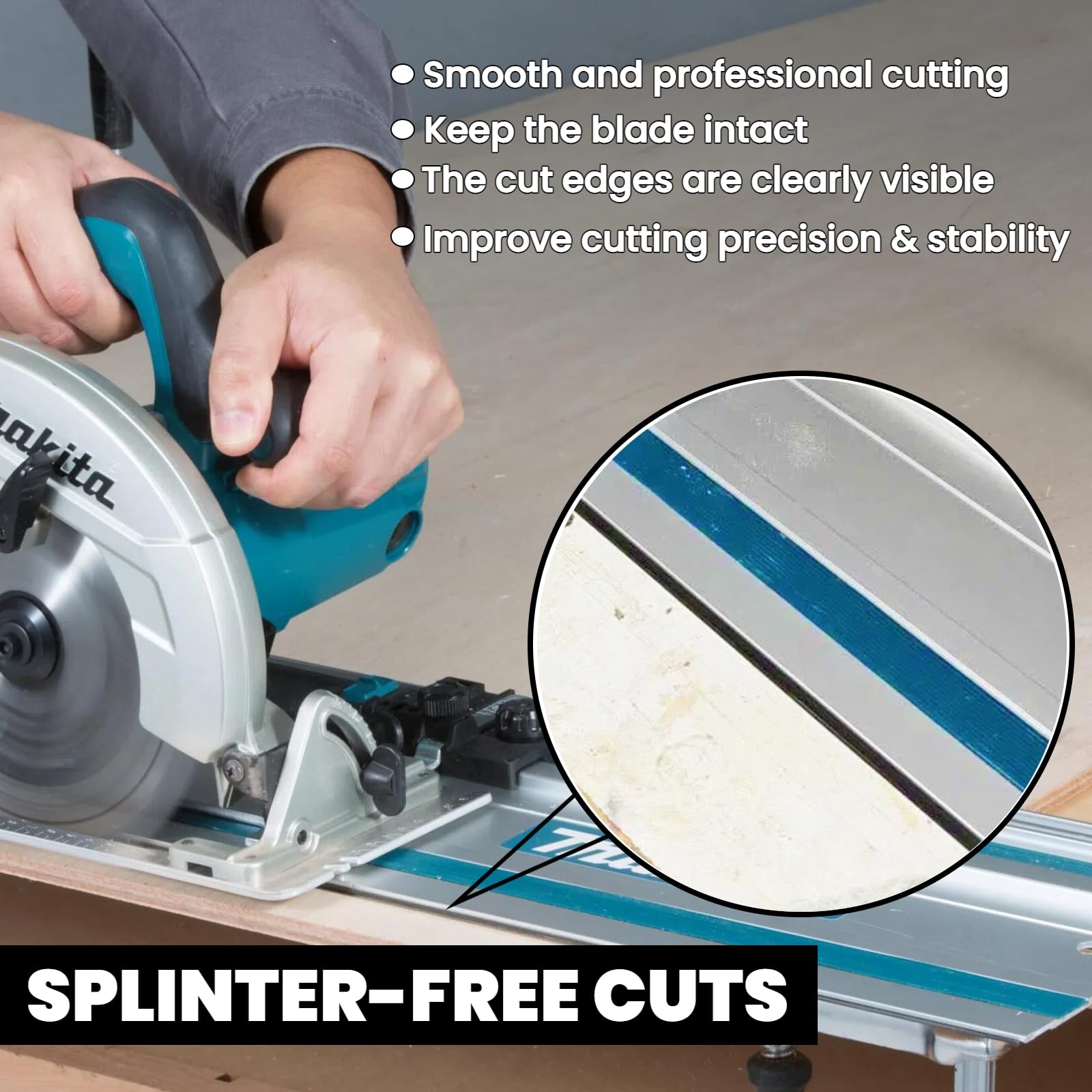 Splinter Guard for Track Saws - Makita, DeWalt, Festool -5 Splinter Guard for Track Saws - Makita, DeWalt, Festool -5