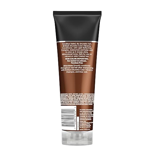 Miniatura 8 de John Frieda Brilliant Brunette - Acondicionador protector de color multitono para mantener el cabello tratado con color acondicionador