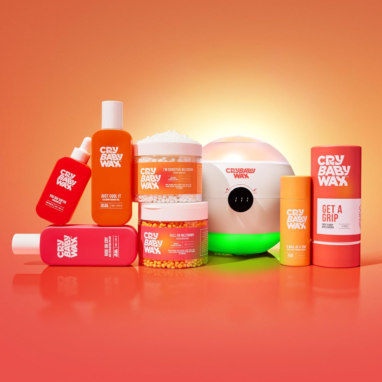 Crybaby Wax You Big Softie Finishing Oil 1.69 fl oz | 92% Organic Post-Wax Body & Face Oil, Fast-Absorbing Hydrating Blend, Removes Residual Wax, Vegan & Fragrance Free