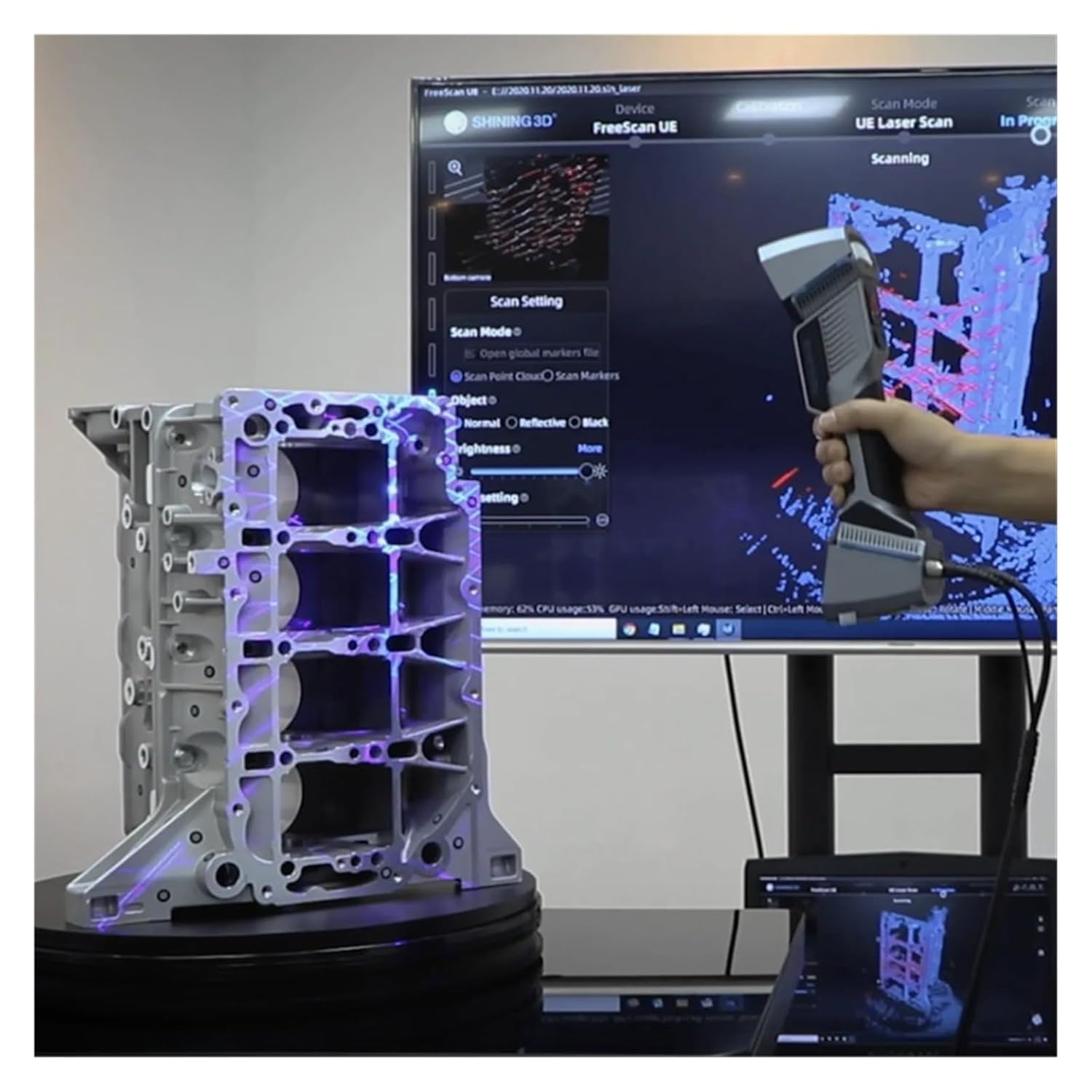 3D-Scan-Spray, 3D-Scan-Marker, 3D-Tracking-Punktreferenzpunktmarkierungen, Positionierungsziele for industrielle 3D-Scanner for Verbraucher for 3D-Scannen(In 12 Out 19 high(50))