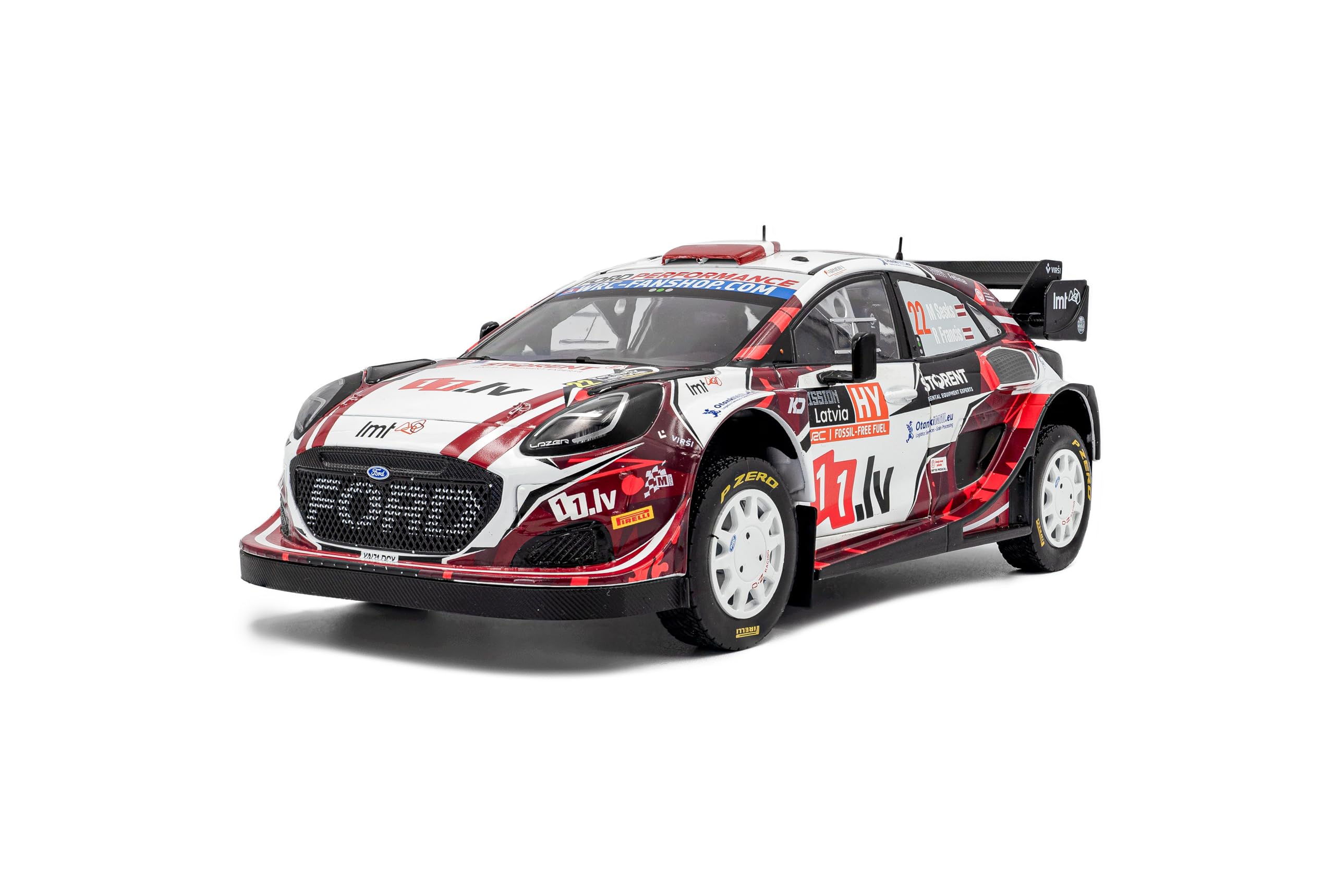 1:18 Ford Puma RALLY1 Hybrid White #22 M.SESKS/R.Francis TET Rally