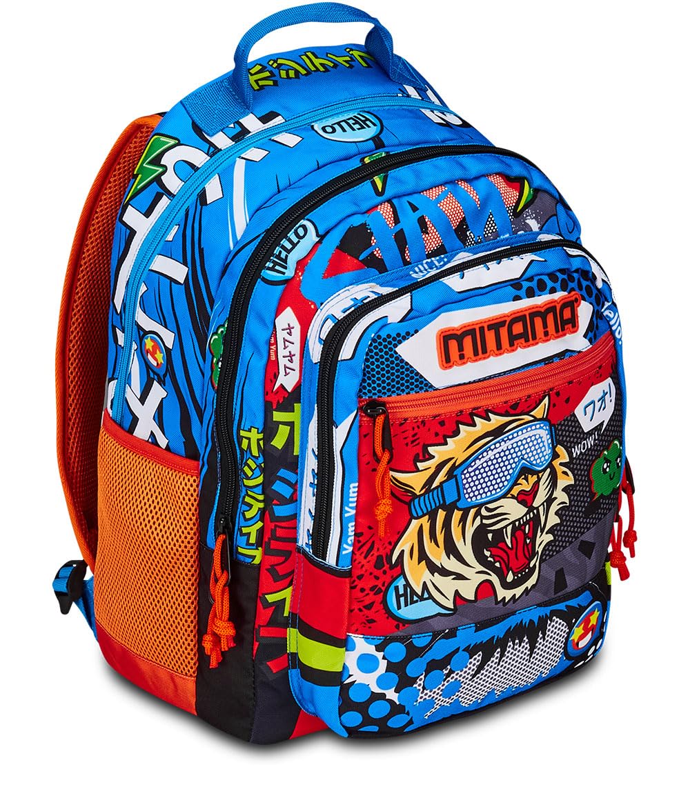 Zaino Scuola Trolley Mitama Zaino Colortouch, Arancio Fluo, Scuola