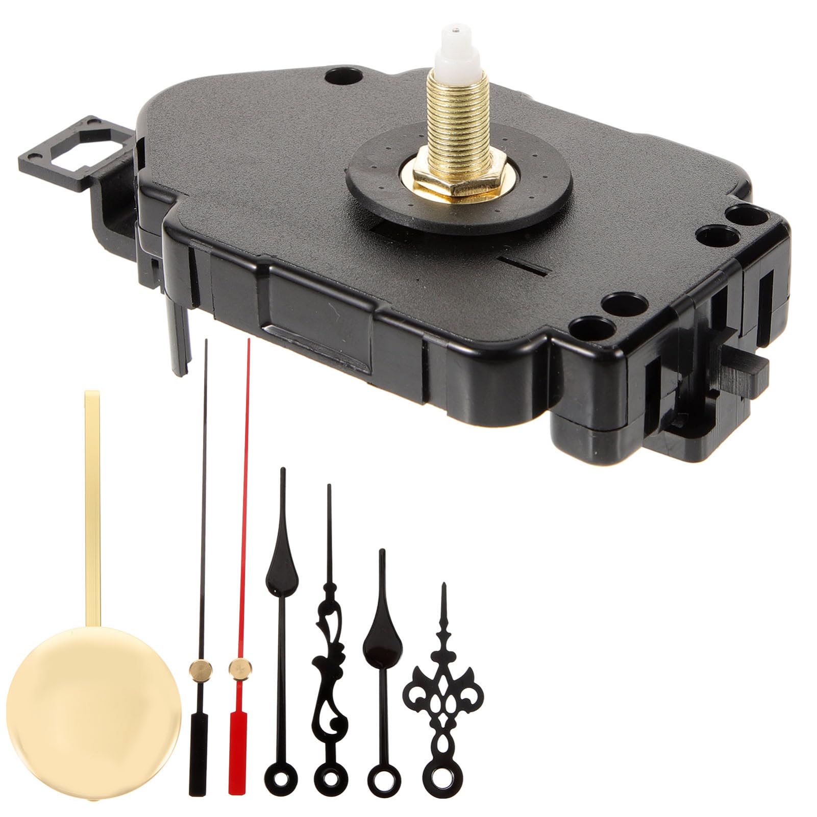 5 Ensembles Mécanisme D'horloge à Remplacer Trousses Mécanisme Pendulaire Mécanisme De De l'horloge D'horloge à Quartz Remplacement Plastique