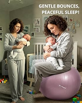Trideer Pregnancy Ball - Exercise & Yoga Ball For Labor, Maternity