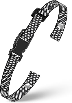 Elecane Replacement Strap for Bark Collar Adjustable Reflective Nylon Strap for Small, Medium & Large Dogs Soft, Durable, Easy to Fit Dog Collar Band Compatible with Most Bark & Training Collars