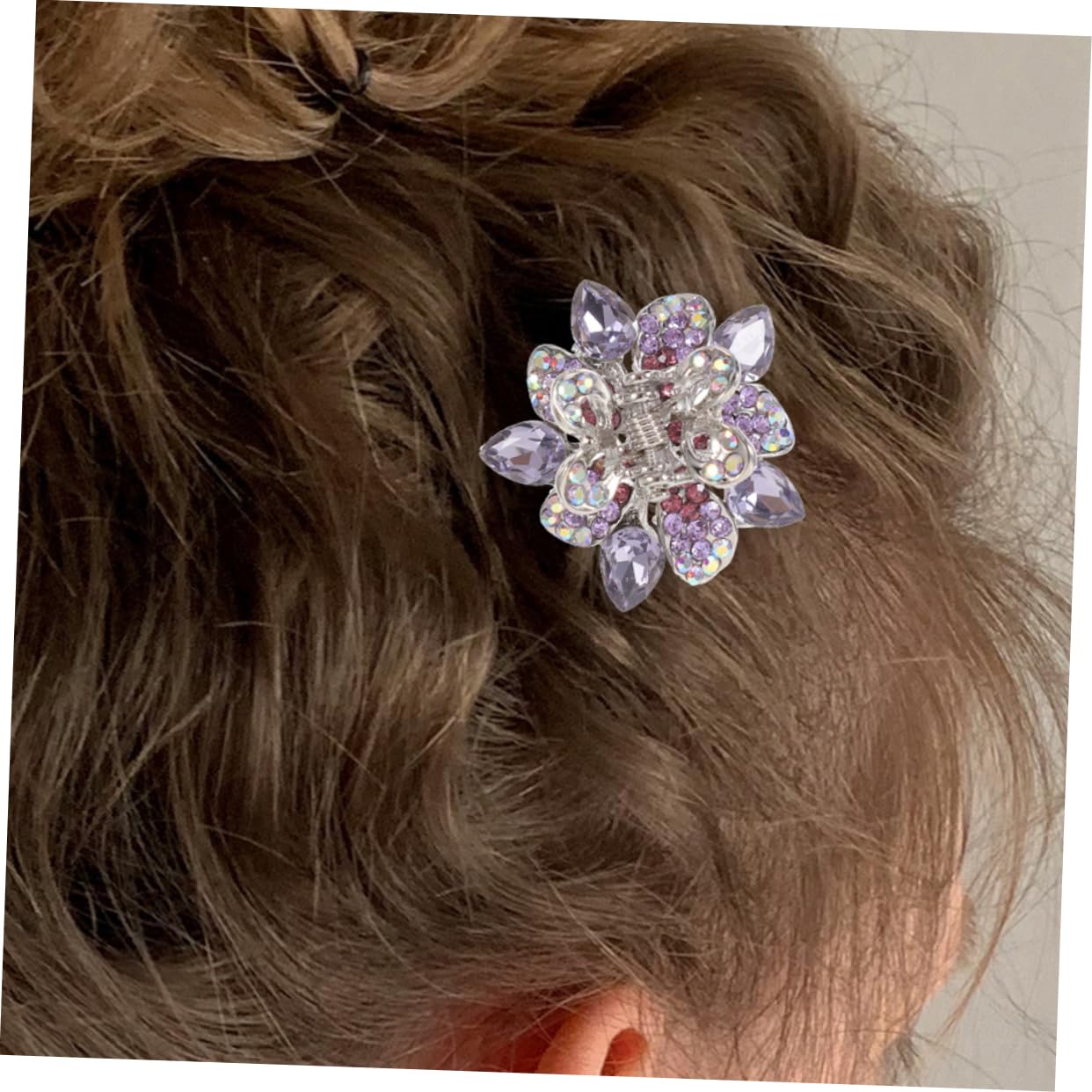 FOMIYES 8 Piezas pinza diamante hair clips horquillas moño pinzas cabello pinza pelo flequillo herramientas para peinar el cabello pinzas para el cabello para niños pequeña agarre