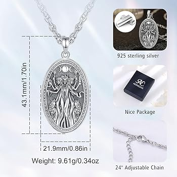 ACCIAIO INOX CELTICO Triquetra Nodo Ciondolo, Gratis Perlina Sfera - Foto 12