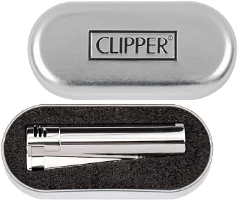 Clipper Metal Turbo Jet Çakmak Gümüş