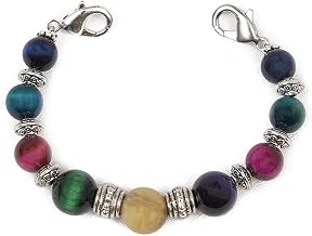 STRETCH Medical Alert Bracelet, Interchangeable Replacement Medical Bracelet, ID TAG NOT INCLUDED, Natural Stone