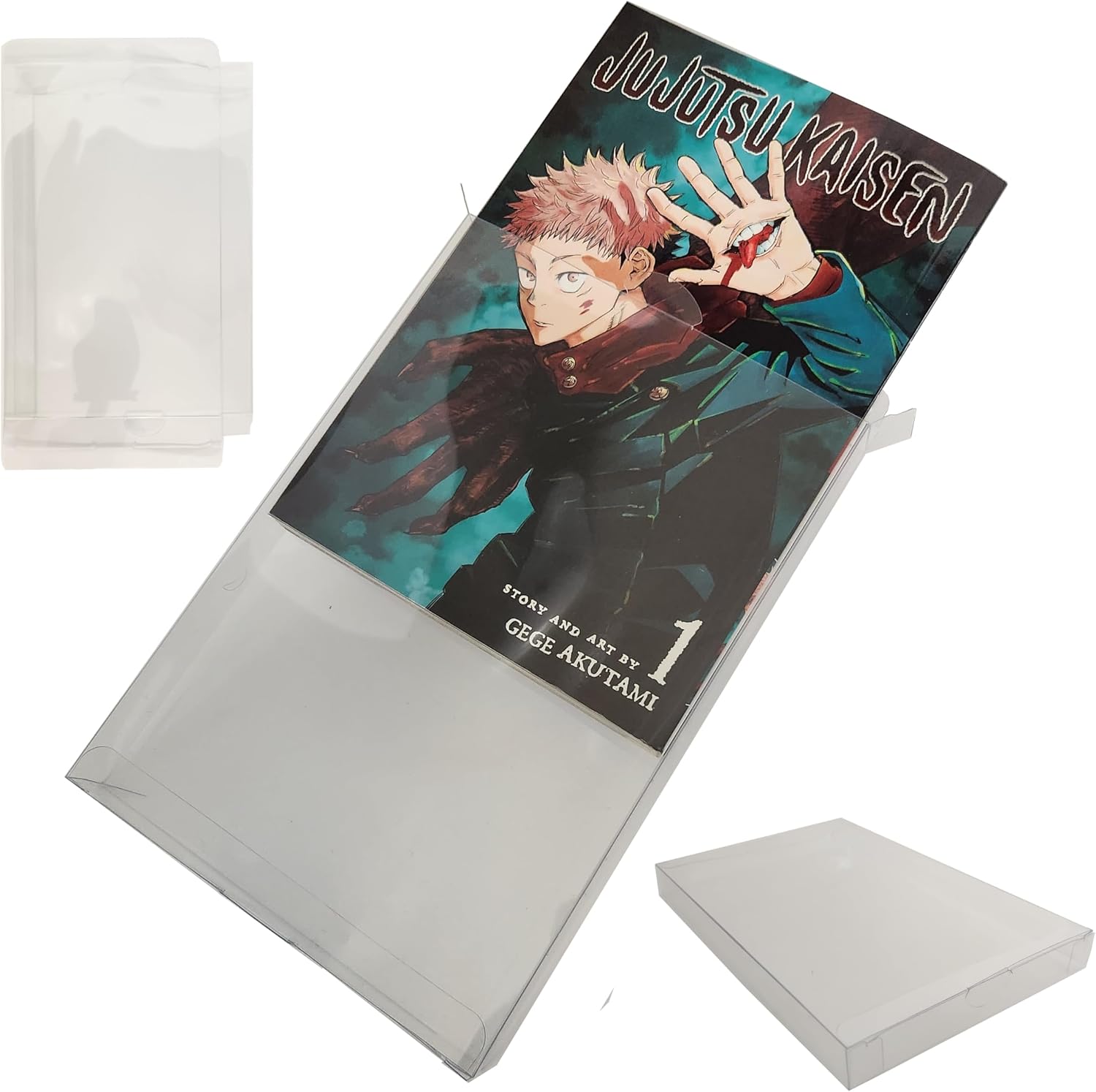 Manga Protector Case - 30 Count - PET 0.3mm Acid Free PET Plastic - 131mm x 18mm x 193mm