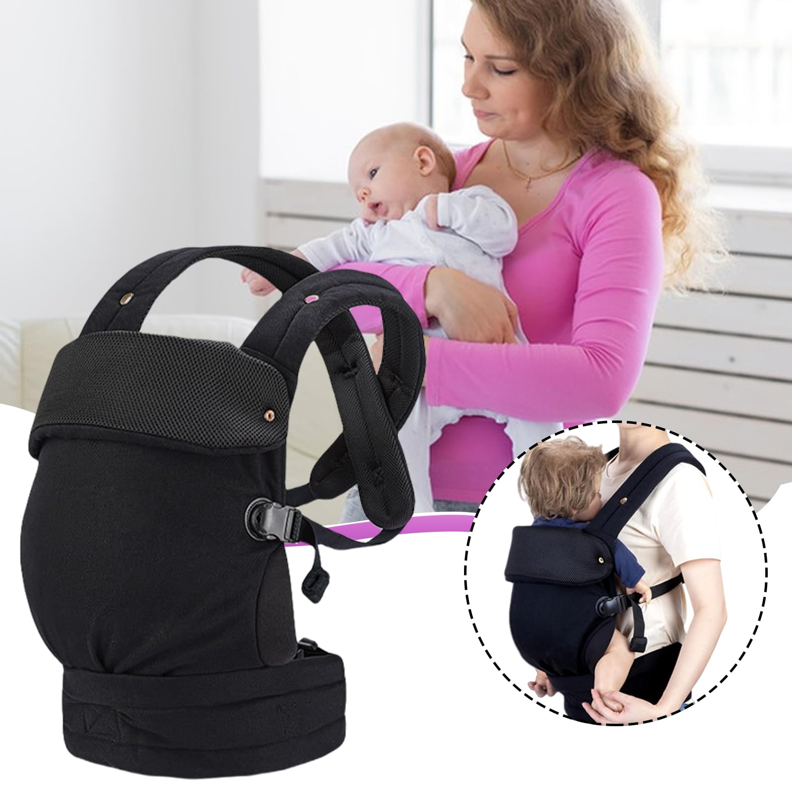 Kinder Tragesling Ergonomisch Verstellbar Leicht Und Weich Für Outdoor | Kinder Wanderrucksack Trage Für Väter Unterwegs Beim Einkaufen Tägliches Tragen Und Ausflüge Mit