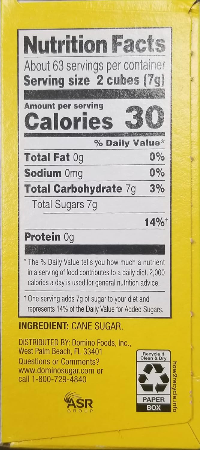 Domino Sugar Cubes Dots 1 lb paquete de 3 3 lb Total Yaxa Colombia