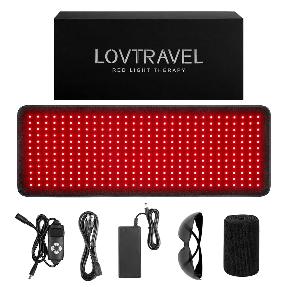Amazon.com: LOVTRAVEL 360pcs LED 660nm Red Light and 850nm