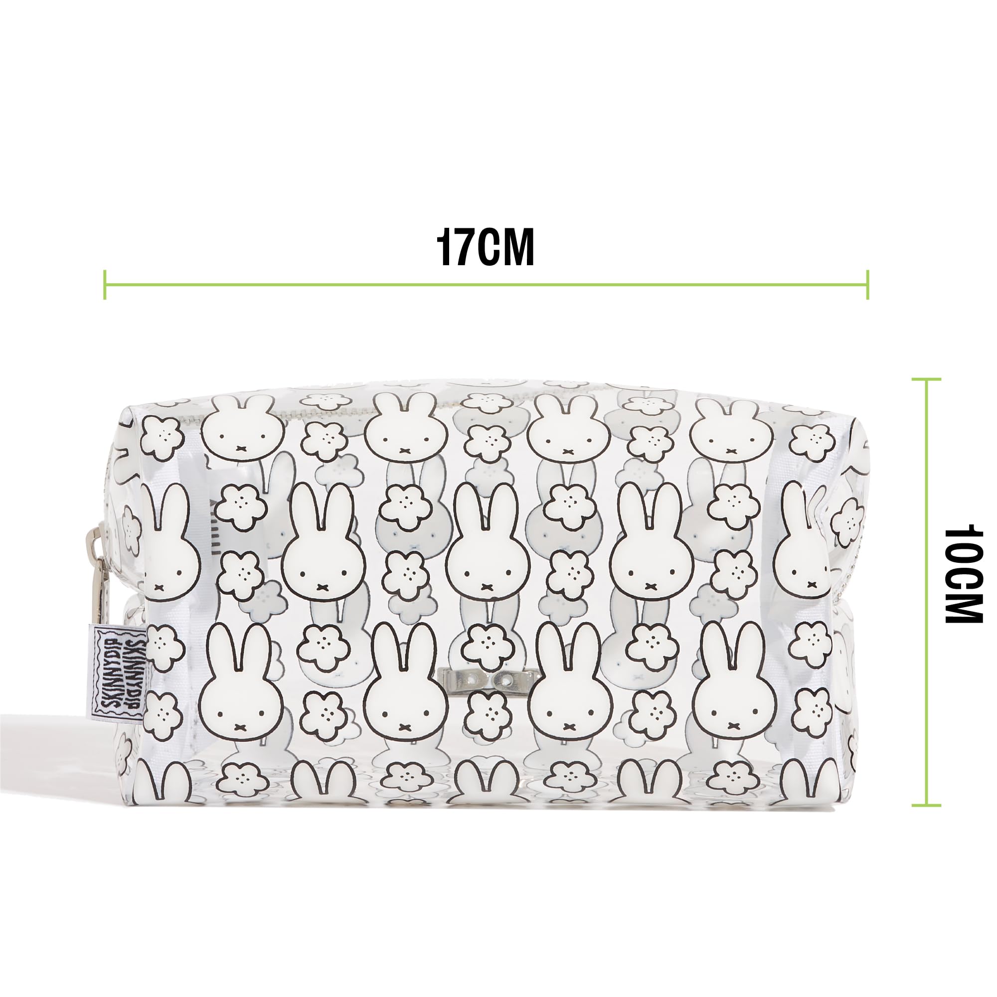 Skinnydip Miffy Makeup Bag/Pencil Case - Gift, Clear Travel Makeup Bag, Easy Glide Zipper, Official Miffy - Image 2