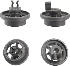 Dishwasher Lower Rack Wheels for LG Replacement Parts, 4 Pcs Dishrack Roller Compatible with LG Dishwasher Replaces 4581DD3003B/C 4581DD9002B 1372292 AP4437752 EA3523051 AH3523051 PS3523051