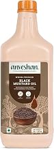 Anveshan Wood Pressed Black Mustard Oil 2L | Plastic Can | Kolhu/Kacchi Ghani/Chekku | Natural | Chemical-Free | Cold Pressed Black Mustard Oil for Cooking