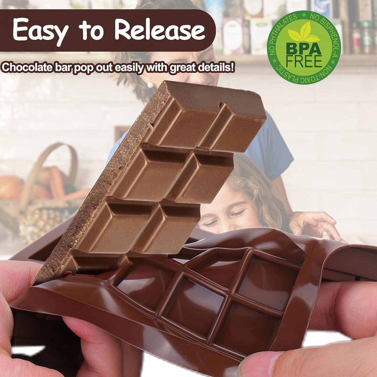 3 Stampi Per Cioccolatini In Silicone + 100 Sacchetti - Forme Varie, Antiaderenti, Adatti A Forno E Microonde - 4