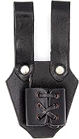 Vista 9 de Armory Replicas™ - Funda de daga de cuero genuino - Rana espada ajustable de inspiración medieval para armas pequeñas