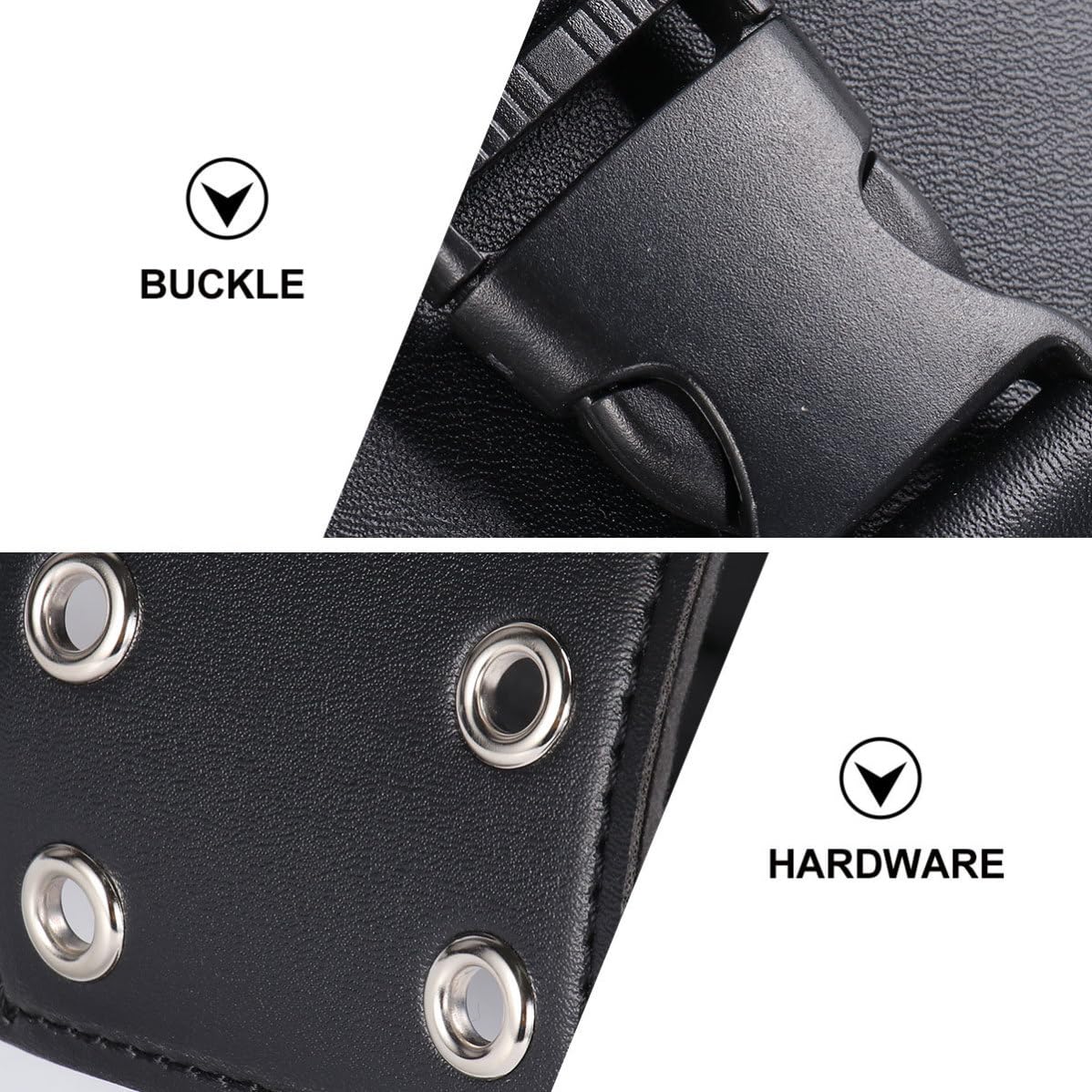 YARNOW Borsello da Moto in Pelle PU Nero per Motociclo