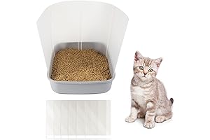 Cat Litter Box Pee Shields - Pee Guard for Cats - Stop Splash and Mess