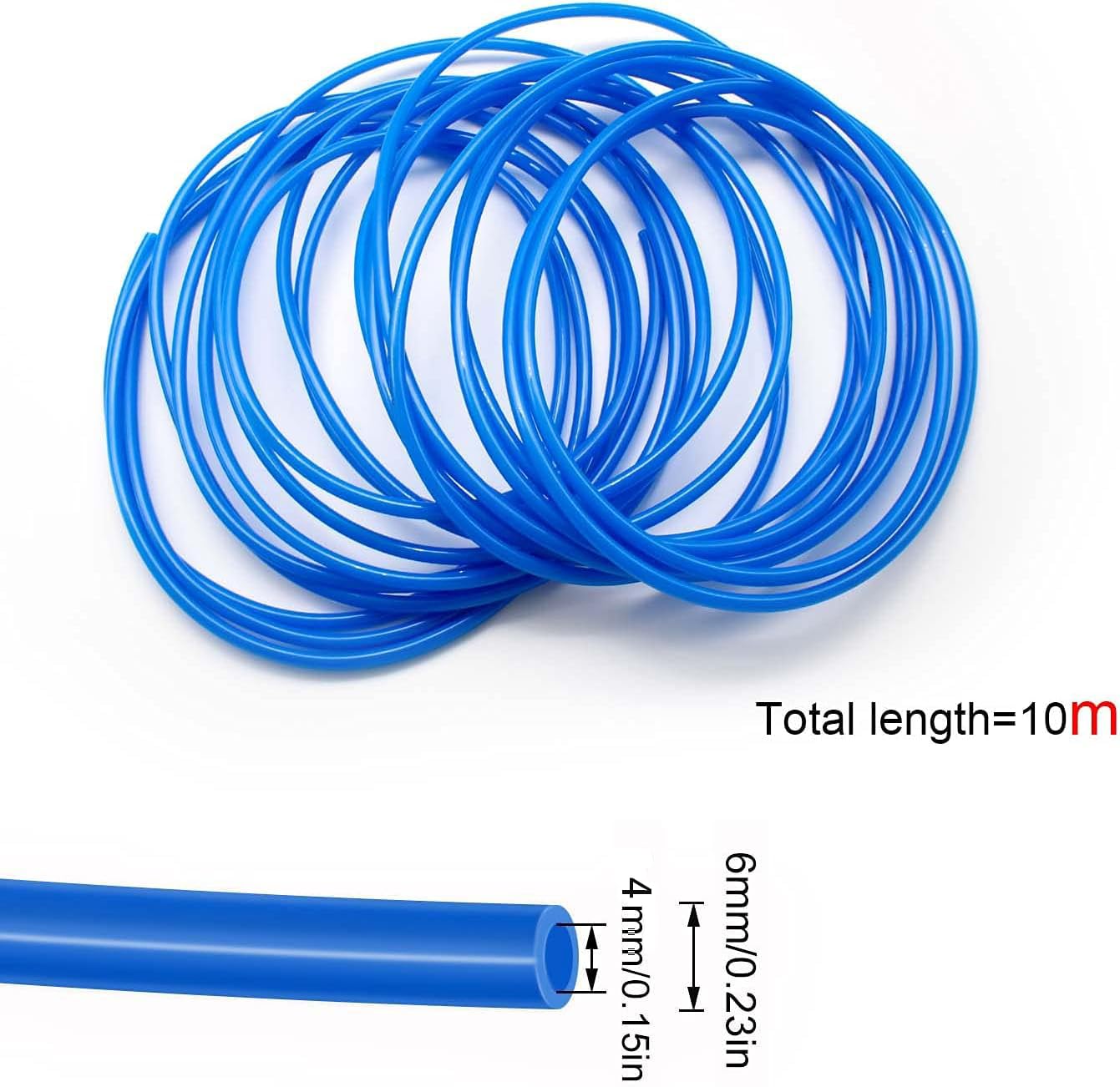 Gomma Per Innaffiare Tubo Pneumatico In Poliuretano PU - 10 M, Diametro Esterno 6 Mm/Interno 4 Mm, Blu Tubo Poliuretano PU - Foto 12
