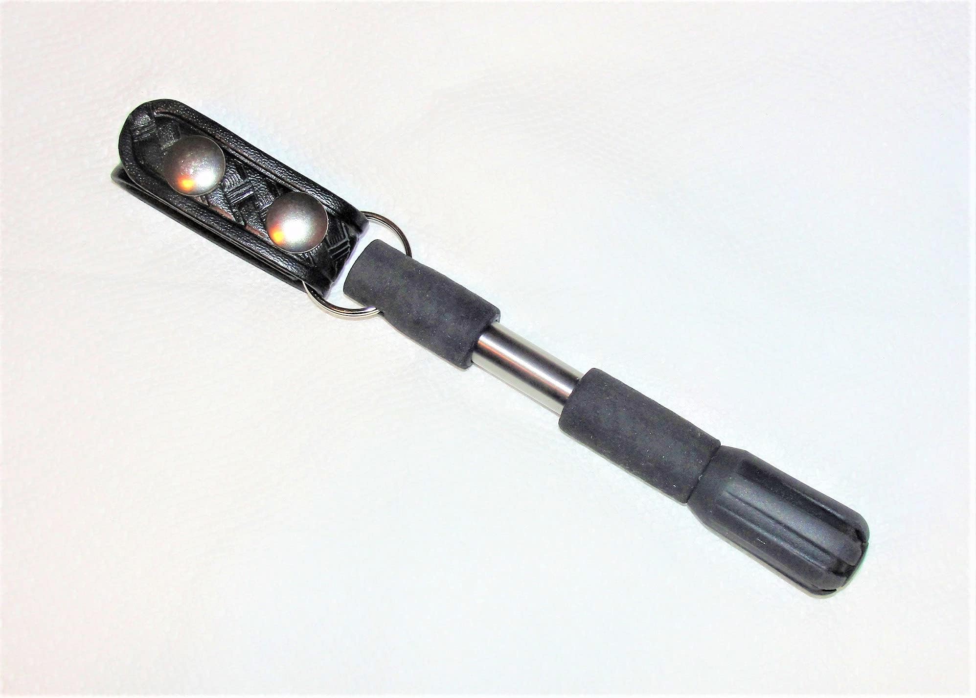 Ti Rod Tactical 5 Inch Belt Keeper Carry Titanium Door Knocker, Acupressure Tool, & Emergency Self Defense Palm Cap Stick