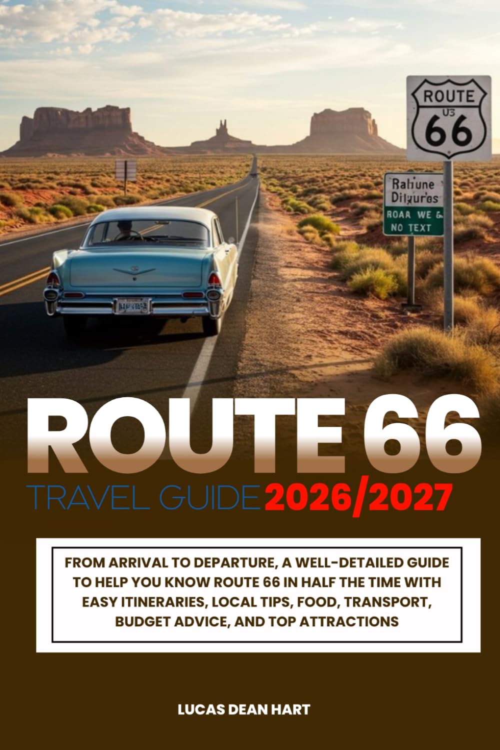 Route 66 travel guide 2026/2027: From Arrival to Departure, a Well-Detailed Guide to Help You Know ROUTE 66 in Half the Time with Easy Itineraries, ... Budget Advice, and Top Attractions.