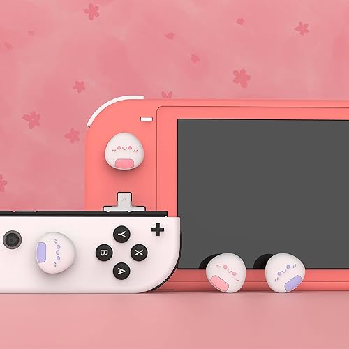 Vista 36 de PlayVital Halloween Joystick Caps for Nintendo Switch, Thumbstick Grips for Switch Lite, Analog Cover for OLED Joycon Thumb Grip Caps - Spooky Ghost