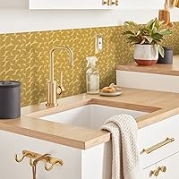 Vista 13 de Alwayspon Adhesivos de transferencia de azulejos de vinilo esmerilado para despegar y pegar, calcomanías autoadhesivas para azulejos de pared