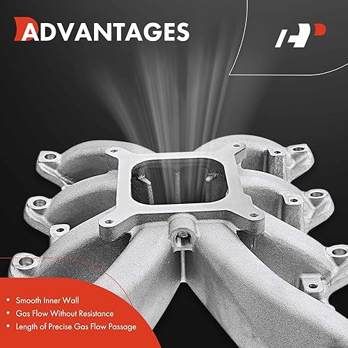 Miniatura 6 de A-Premium Colector de admisión de altura media superior EFI de aluminio para motor con sellos y pernos 8Cyl 5.7L 6.0L Compatible con Chevy 98-02